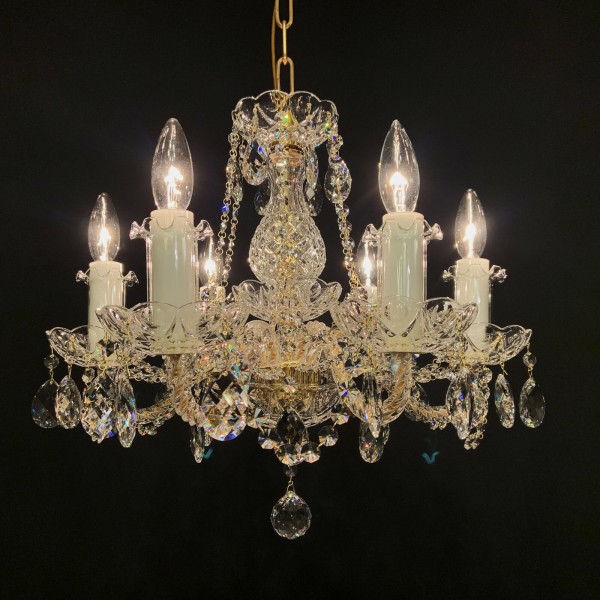 ART GLASSクリスタルシャンデリア「HEIDI」8灯(W650×H510mm