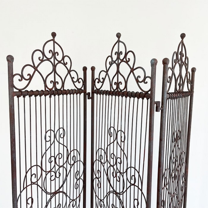 アンティーク調 スチール3連パーテーション ヨーロピアン クラシック エレガント アンティーク調 スチール3連パーテーション ヨーロピアン クラシック