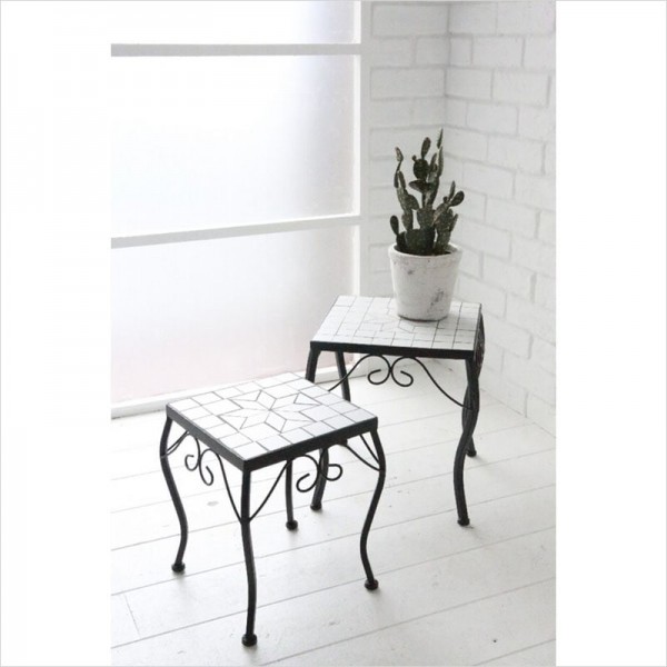 ローテーブル 3個セット サイドテーブル フラワースタンド パラ