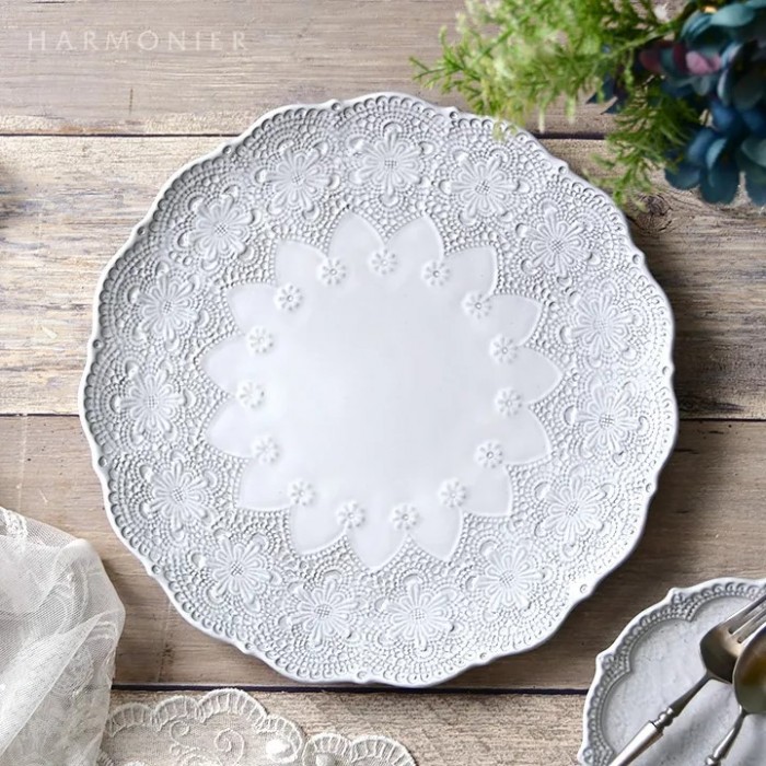 イタリア製セラミカエステンシの絵皿 楽天市場】ラセラミカ フォンダコ プレート M デザートプレート