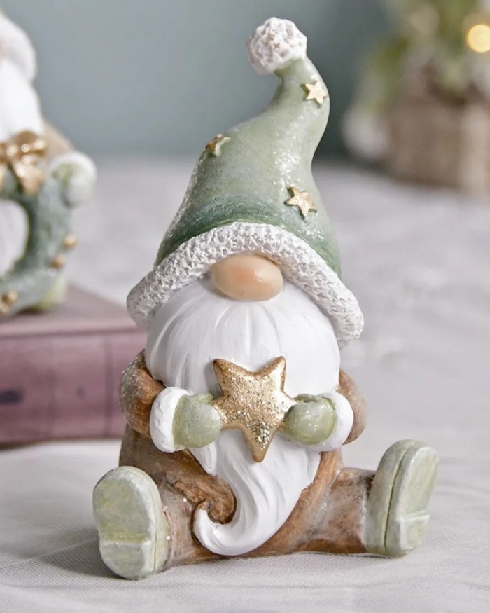 SALE20%OFF) クリスマス ノーム オブジェ 北欧 妖精 置物 可愛い 森の