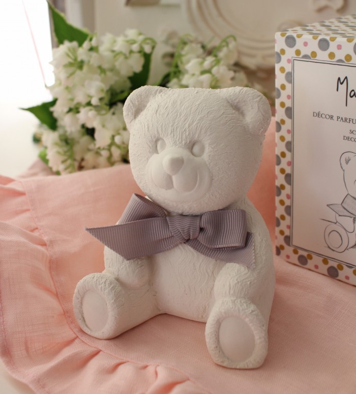 テディベア アロマオブジェ 石膏 アロマストーン 置物 可愛い