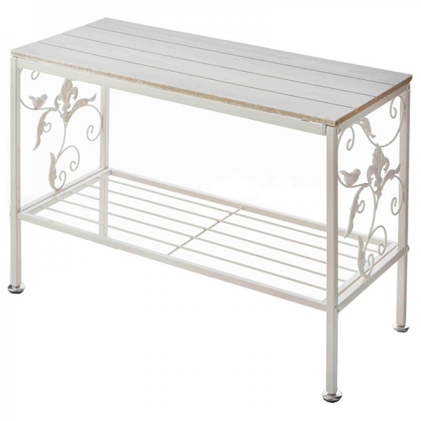 ホワイト アイアンシェルフ 飾り台 白家具 姫系 ロココ フランスアンティーク 楽天市場】アイアンラック アイアン製 3段 シェルフ ホワイト 飾り棚