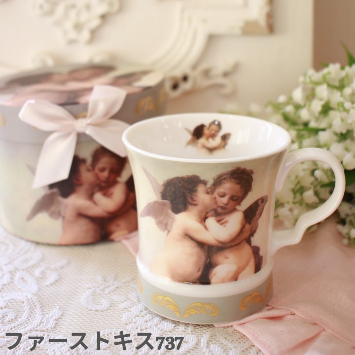 マグカップ ギフトボックス入り ニューボーンチャイナ 電子レンジ対応