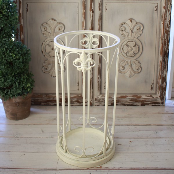 コーナーラック ホワイト アイアン 白 ラック コーナー収納 紋章 ユリ