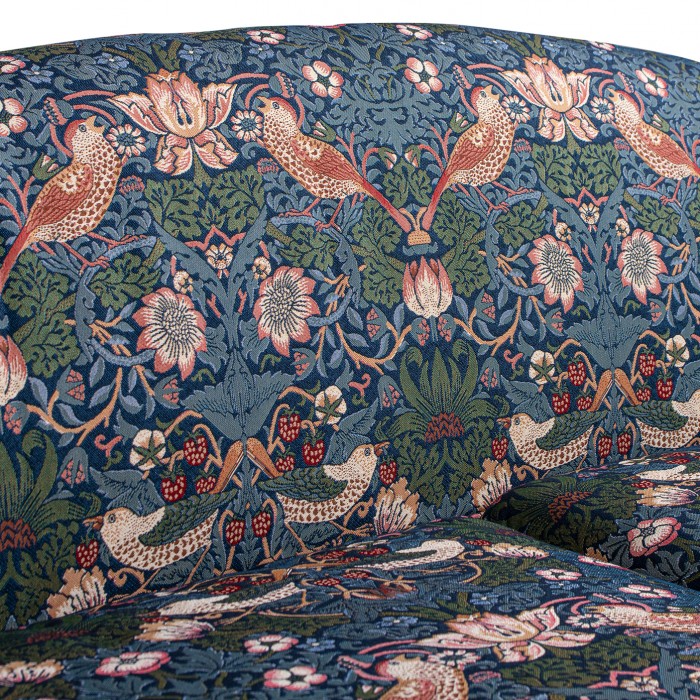 3人掛けソファ 三人掛け ソファ いちご泥棒柄 ウィリアムモリス風