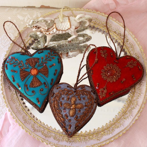 SALE20%OFF) ツリー オーナメント クリスマスツリー ビーズ 刺繍