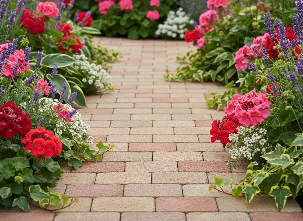 レンガ 庭 タイル 敷石 屋外 床 レンガタイル ガーデニング