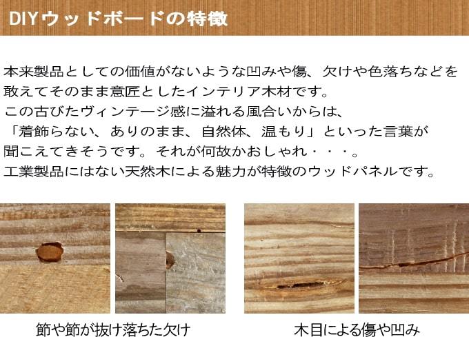 天然木 木材 ウッドパネル ウッドタイル 壁 diy 古材 ビンテージ