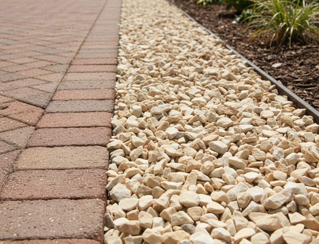 砂利 玉石 洋風 庭 砂利 砕石