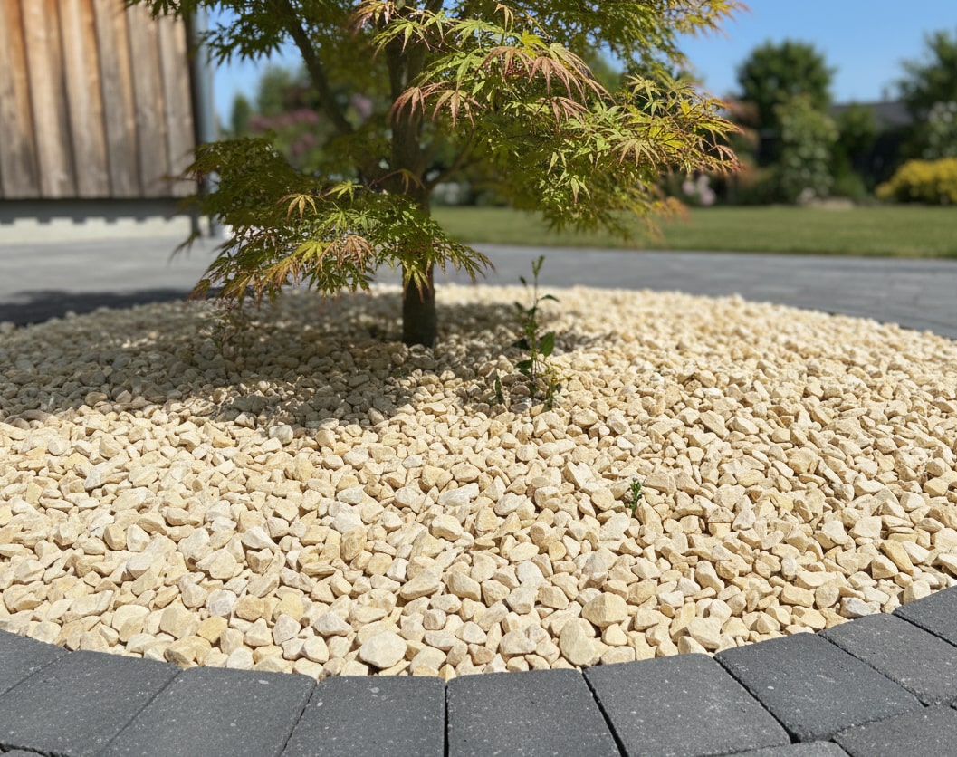砂利 玉石 洋風 庭 砂利 砕石