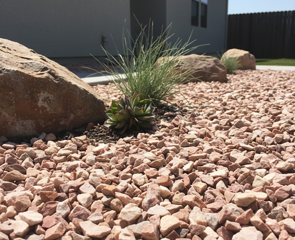 砂利 玉石 洋風 庭 砂利 砕石