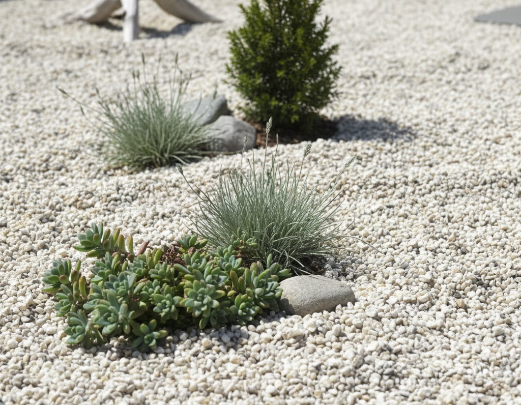 砂利 玉石 洋風 庭 砂利 砕石