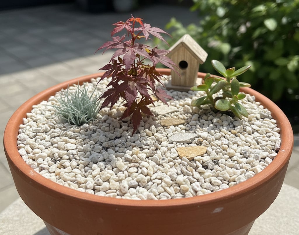 砂利 玉石 洋風 庭 砂利 砕石