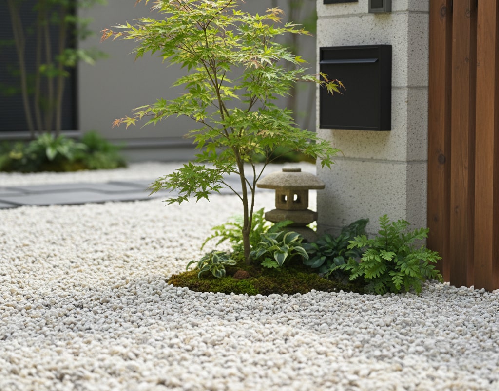 砂利 玉石 洋風 庭 砂利 砕石
