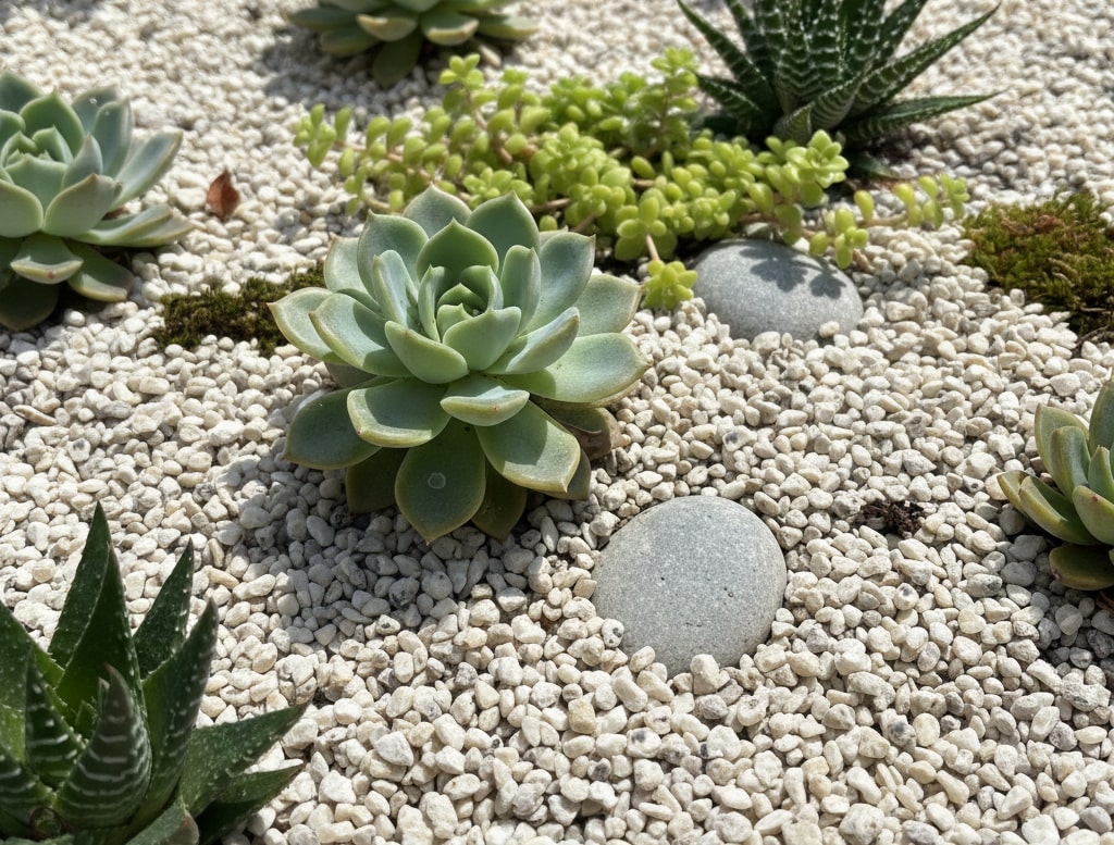 砂利 玉石 洋風 庭 砂利 砕石