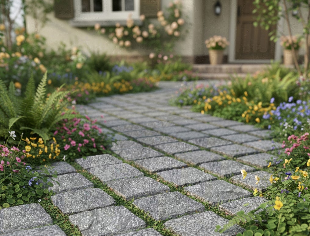 御影石 ピンコロ石