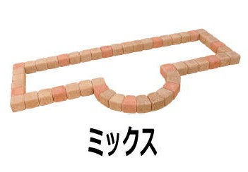 花壇 レンガ 置くだけ 簡単 花壇ブロック 土留め 半円アール付 大 煉瓦 10 580mm 円形 セット Renga Set 1858 砂利 庭石 石材 スタイルストーン 通販 Yahoo ショッピング