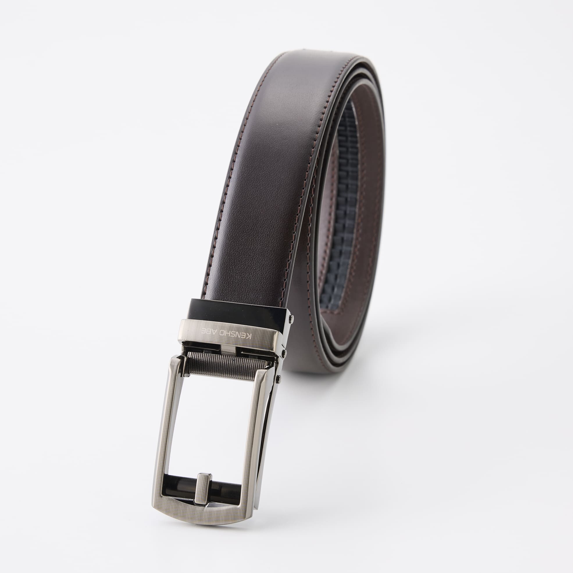 ベルト メンズ 穴なし 穴レス 無段階 メンズベルト カジュアル ビジネス スーツ ゴルフ オートロック フリーサイズ プレゼント 父の日 宅配便送料無料 |  | 02