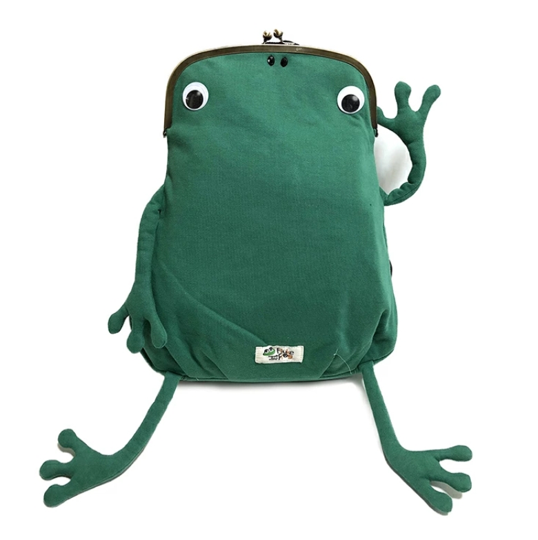 新品 ジムマスター fluke Frog A4 がま口 リュック グリーン 新品 ジムマスター fluke Frog A4 がま口 リュック グリーン