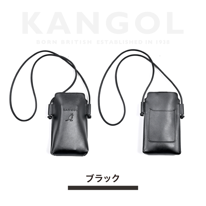 カンゴール KANGOL サコッシュ ポーチショルダー スマホケース 携帯ポーチ ショルダーバッグ
