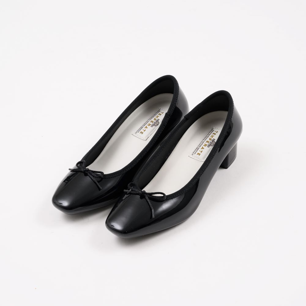 TEMPERATE テンパレイト レイン シューズ 雨の日 ヒールパンプス 晴雨兼用 レディース 靴 小粒パール 防水 デイリー 通勤 通学 爆買 イベント | TEMPERATE | 01