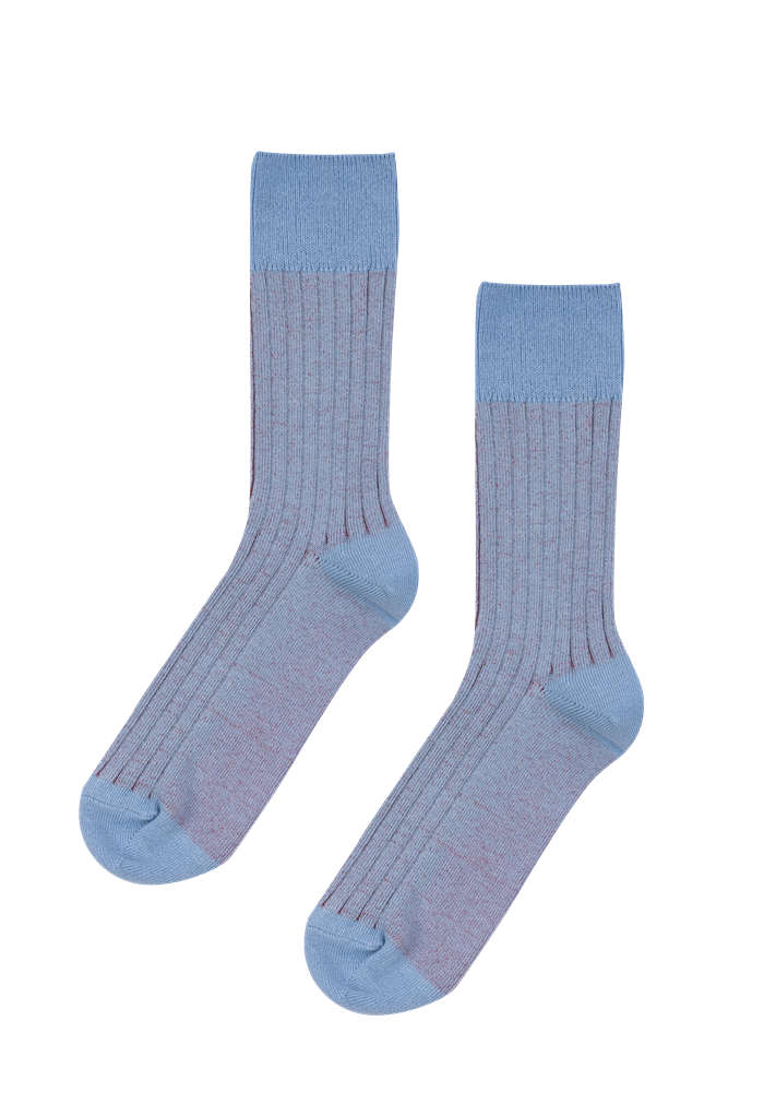 IHateMonday シークレットソックス レディース 靴下 ストライプ 見せソックス 韓国製 コットン混 おしゃれ リブソックス　secretsock | I HATE MONDAY | 01