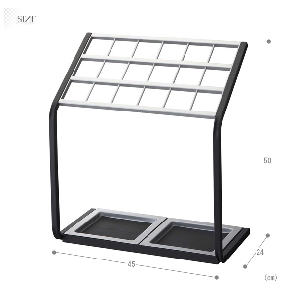 かさたて US-MV/18本収納傘立て/シンプル/大容量/アンブレラスタンド