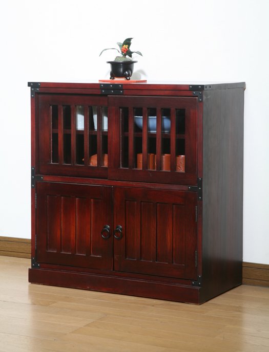 桐天然木 民芸調 引出箪笥 純和風 桐箪笥 桐タンス : スタイル