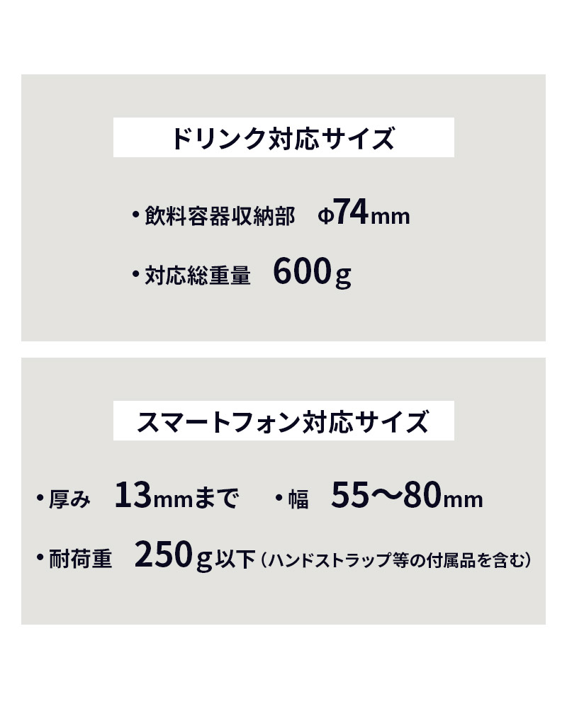 80系 ハリアー専用 ドリンクホルダー 運転席/助手席+ゴミ箱＋電源BOX＋