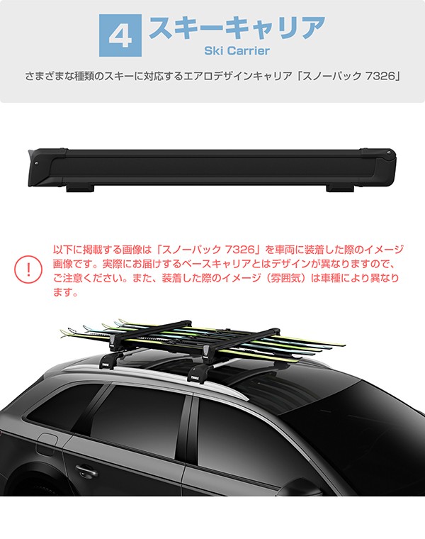 THULE（スーリー） メルセデスベンツ GLC専用ベースキャリア 