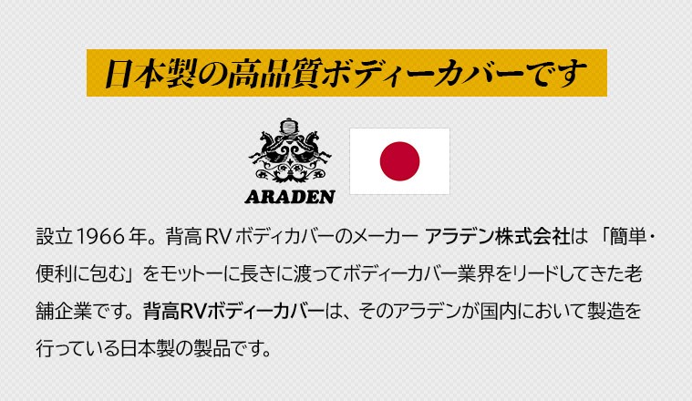 背高RV  ボディーカバー 背高RV用 ボディーカバー MV3 適合車長 4.30〜4.61m ノア/ヴォクシー