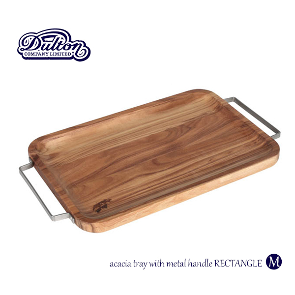 ハンドル付き 木製トレー Rectangle M ダルトン(DULTON)アカシア/大皿