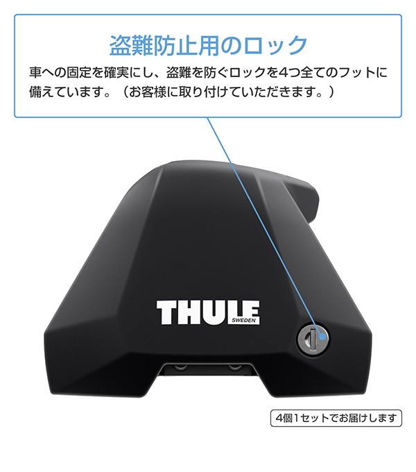 THULE（スーリー） フット 7205 エッジ クランプ（Edge Clamp） TH7205 