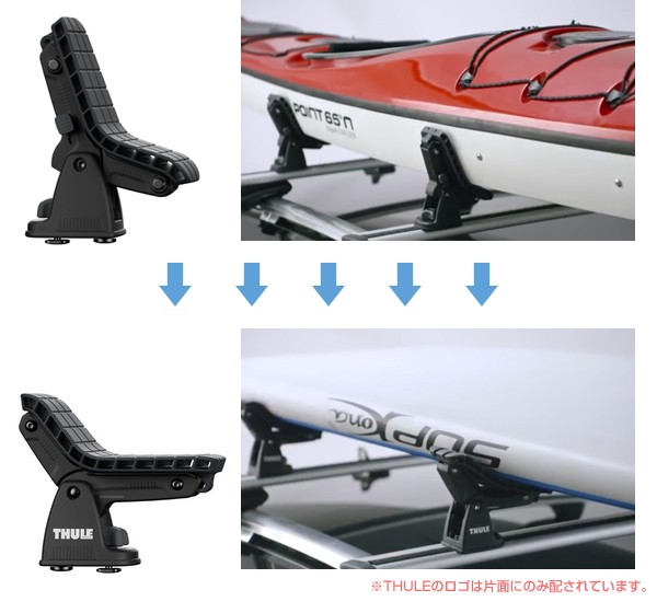 Thule（スーリー） カヤック/SUP用キャリア DockGrip（ドックグリップ） 895 TH895 自動車用 ルーフキャリア カーキャリア  ストラップ ベルト ロープ 固定 運搬 : dockgrip895 : スタイルマーケットYahoo!ショップ - 通販 - Yahoo!ショッピング