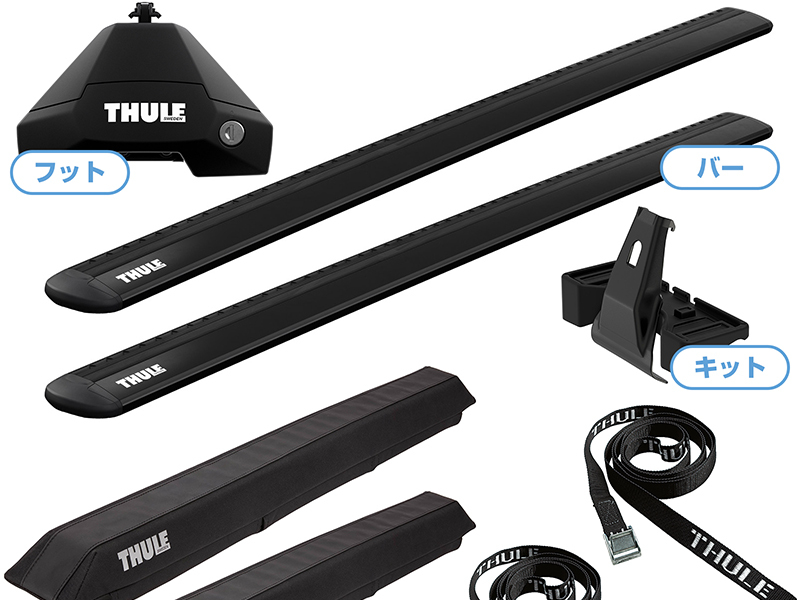 THULE スーリー プリウスα（ZVW40W/41W H23/5〜）専用ベースキャリア 