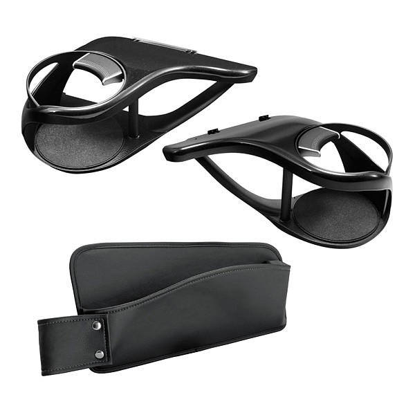 YAC(ヤック) C-HR専用 ドリンクホルダー＆ゴミ箱 ペア4点セット ZYX11