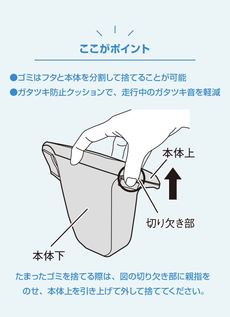 MXPK1# アクア専用 サイドBOXゴミ箱 運転席用 SY-A15 TOYOTA