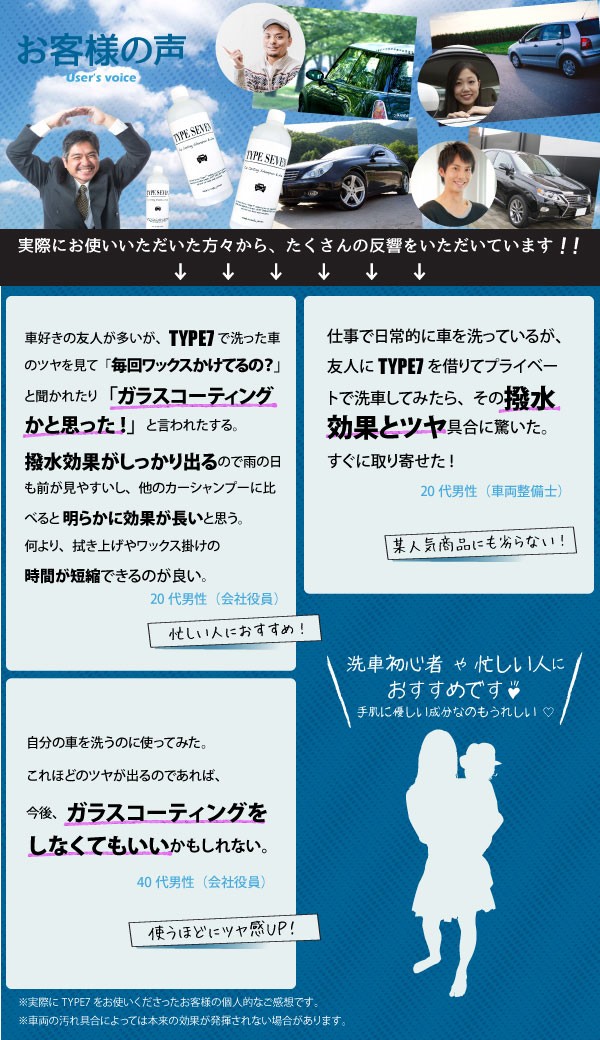 98％以上節約 カートリートメントシャンプー TYPE7 500mL 撥水性ポリマー配合 洗車 洗剤 カーワックス コーティング ガラスコート 艶  カーシャンプー notimundo.com.ec