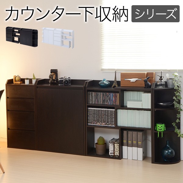 カウンター下収納 フルセット/キッチン収納 リビング 壁面収納 薄型