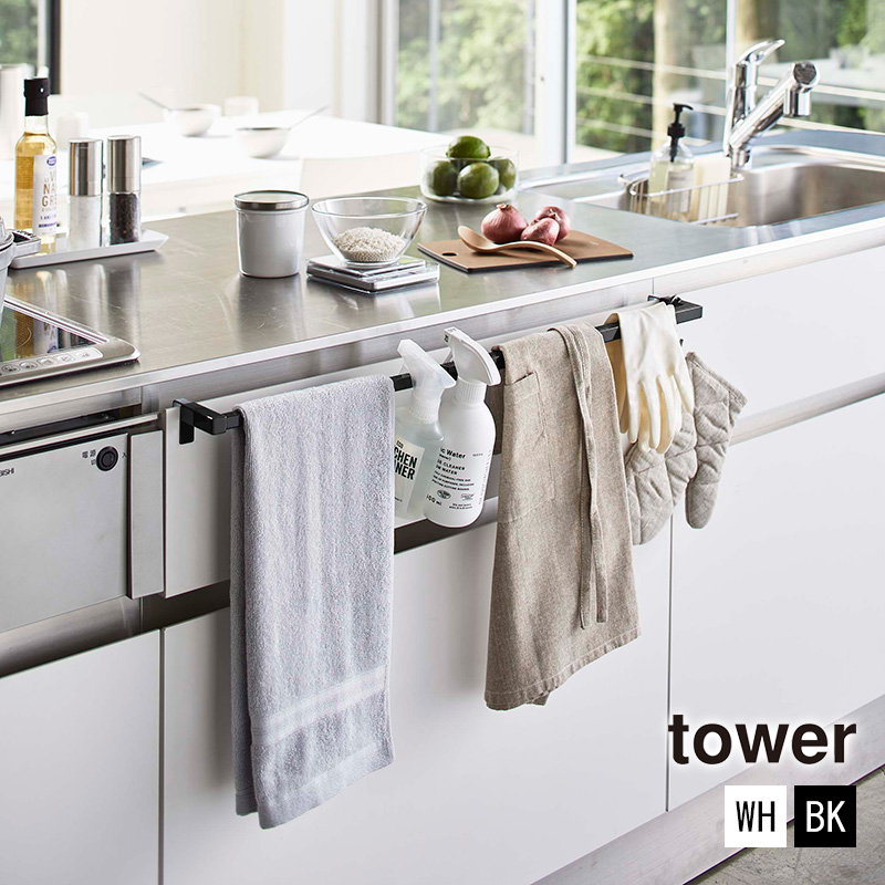 戸棚下野菜収納ネット TOWER(タワー)野菜保存ネット/キッチンラック