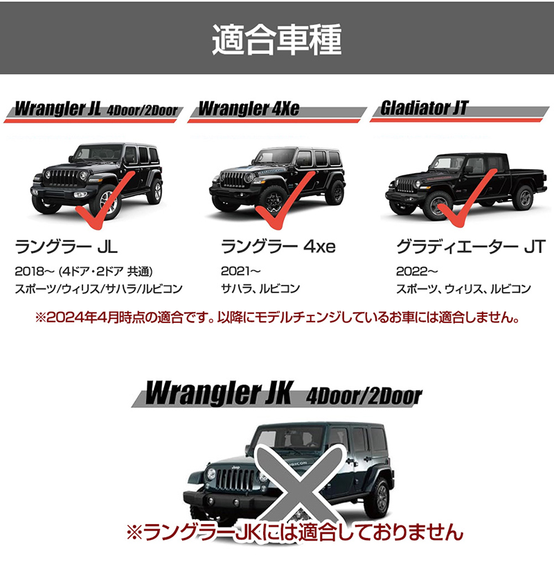 AZUTO ジープ ラングラー（JL/JT型）専用 パドルスイッチ シルバー MHG