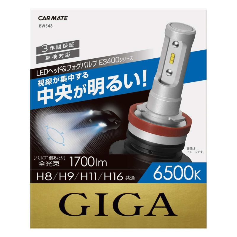 新品未開封品　カーメイトGIGAフォグランプキット 車検対応 GFK1160 カーメイト ホンダ シビック 純正 LED フォグランプ 専用 2色