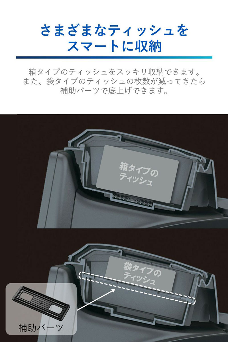 【新品未開封】プリウス専用ティッシュケース カーメイト（CARMATE） トヨタ プリウス 60系 プリウス PHEV 専用
