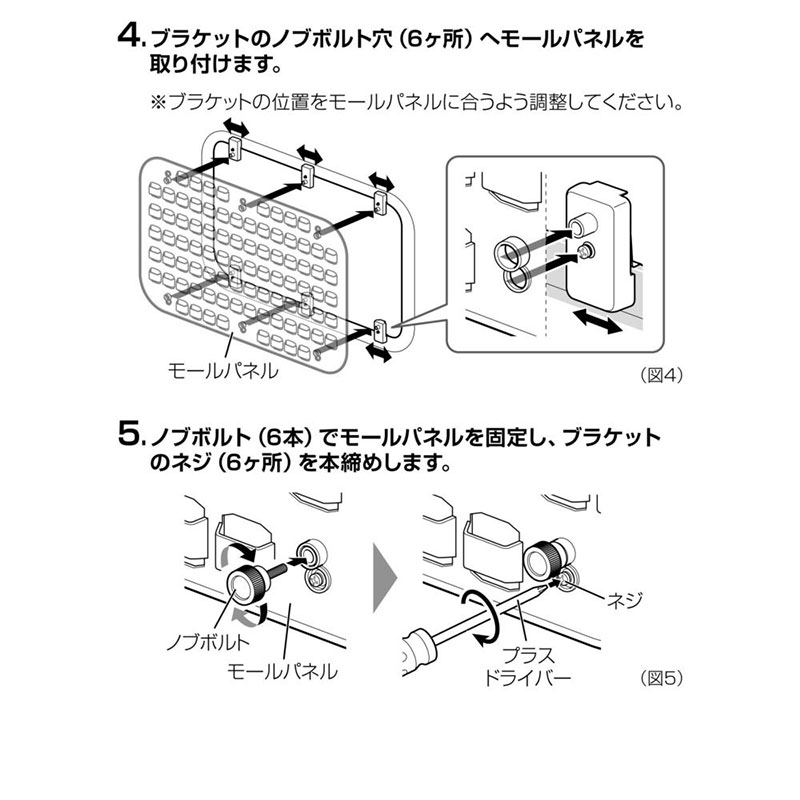 カーメイト ジムニー ジムニーシエラ 専用 モールパネル〔NZ868