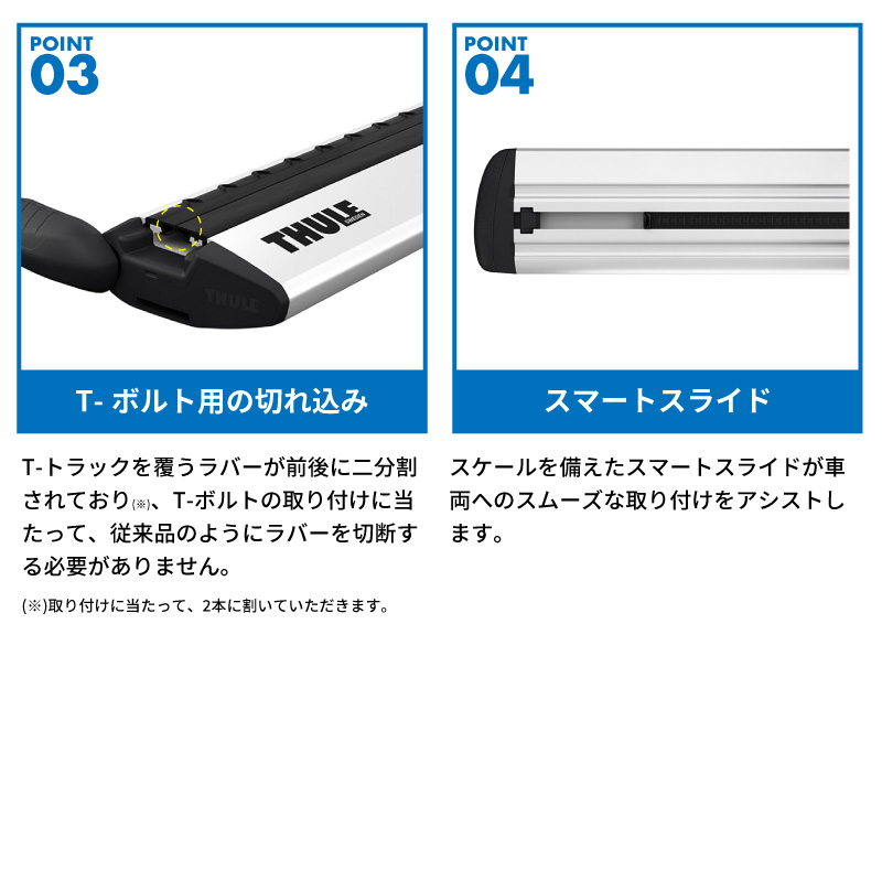THULE スーリー ハスラー MR31(ダイレクトレール) ルーフラックセット