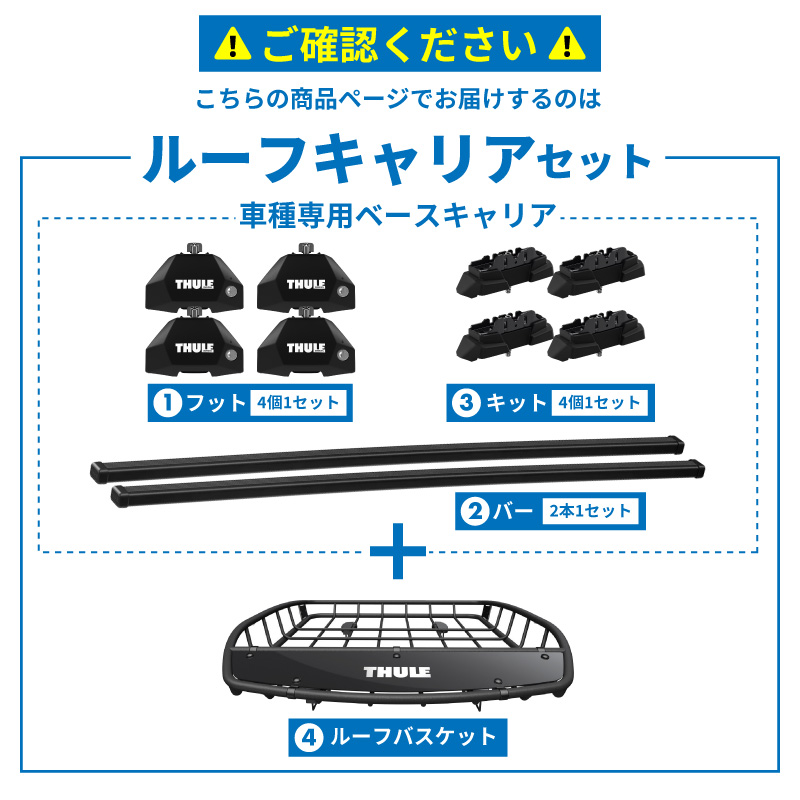 THULE スーリー カローラクロス（ダイレクトルーフレール R3/9〜 ZSG10