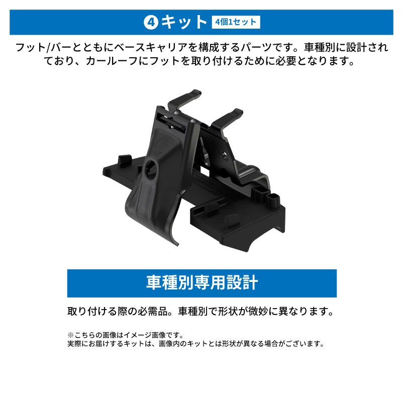 THULE スーリー カローラツーリング（R1/9~） ベースキャリア