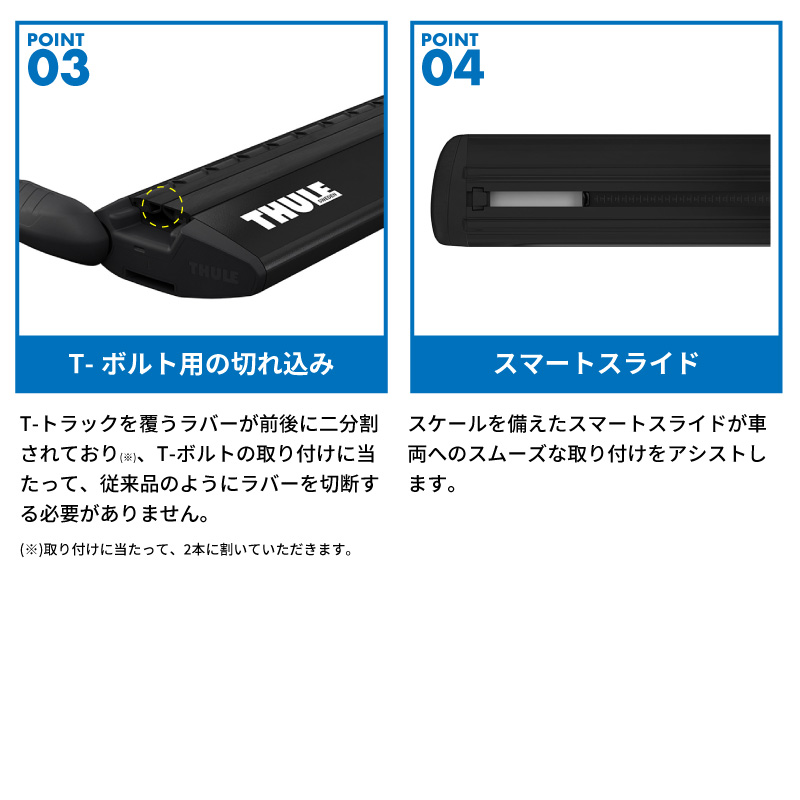 THULE スーリー プロボックス 160系 ルーフラックセット ルーフ 