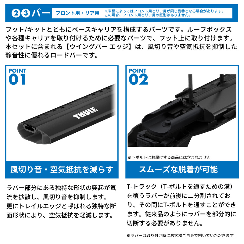 THULE スーリー ハイラックス（ダブルキャブ GUN125）専用